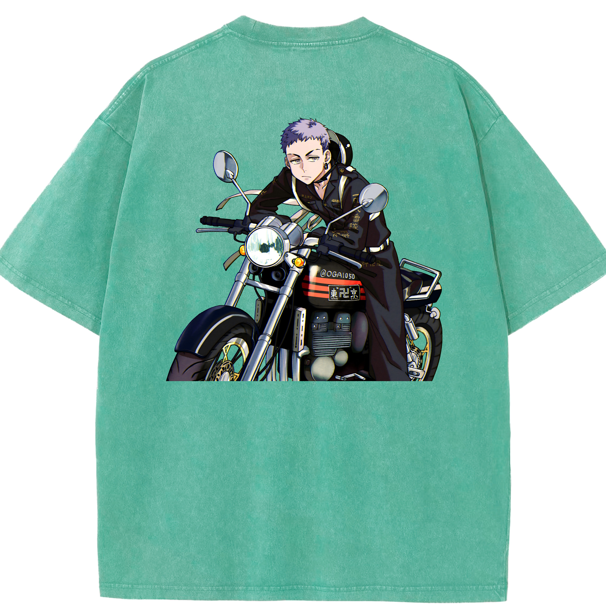 （画像用） 東京リベンジャーズ Tokyo Revengers 綿100% ヴィンテージ風 半袖Tシャツ（背面プリント）